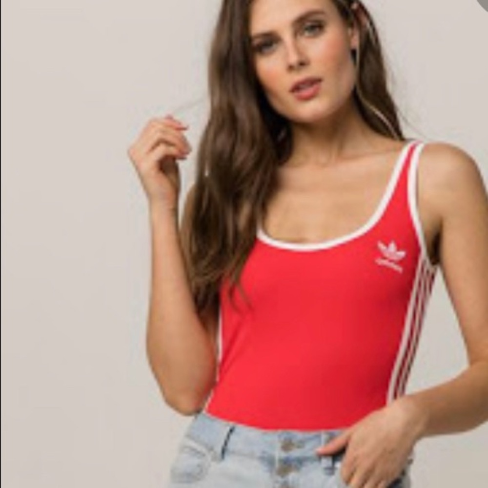 SOLD. Adidas 3 Stripes Bodysuit